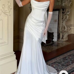 BABYBOO KENSINGTON MAXI DRESS IVORY